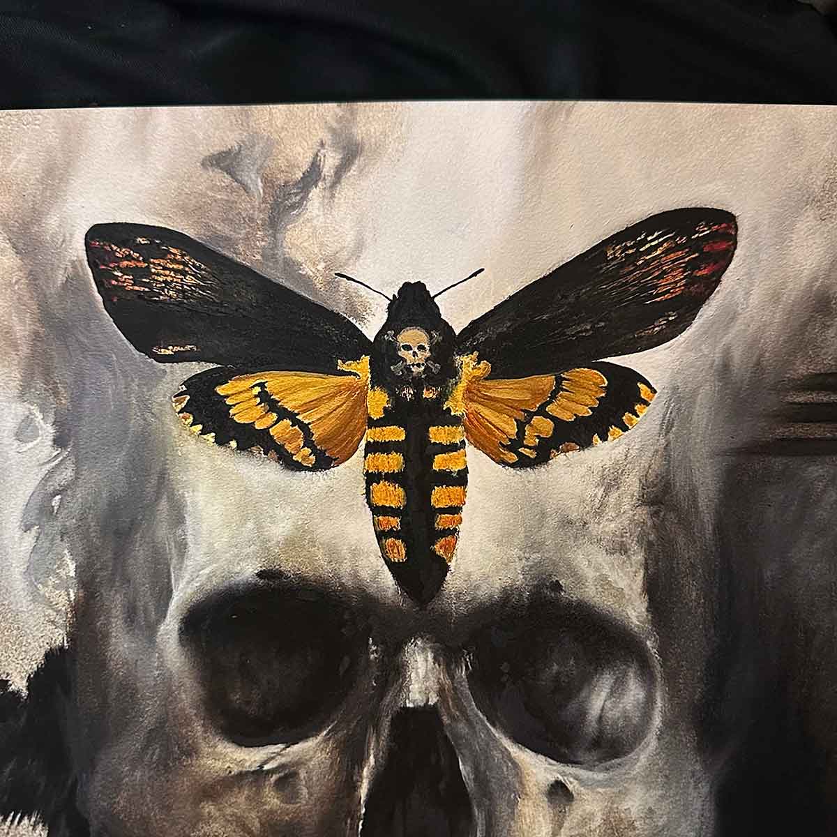 Deaths Head Moth and Crystal Wall Hanging, Skull Art, Mountain Jade, Swarovski on sale Crystal, Black Rose, Moth, Resin Moth, Transformation